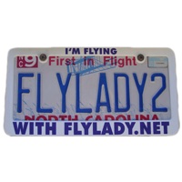 FlyLady's License Plate Frame