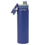 FlyLady's 25 ounce/750 ml Powder-Coated Stainless Water Bottle in Navy Blue