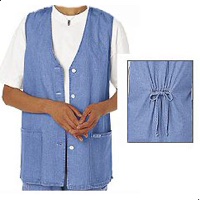 FlyLady's Blue Washed Denim Vest (Small)